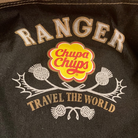 Chupa Chups Vintage Backpack Black Never Used - Picture 4 of 4